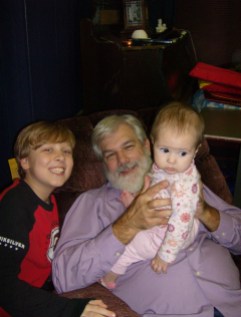 Grandpa, Cousin Jake and Lil Sis
